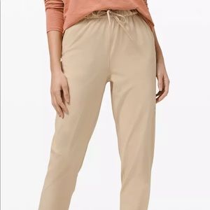 Black Lululemon relaxed fit pant